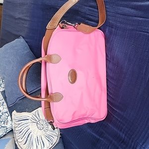 Longchamp Pink Travel Case/Bag